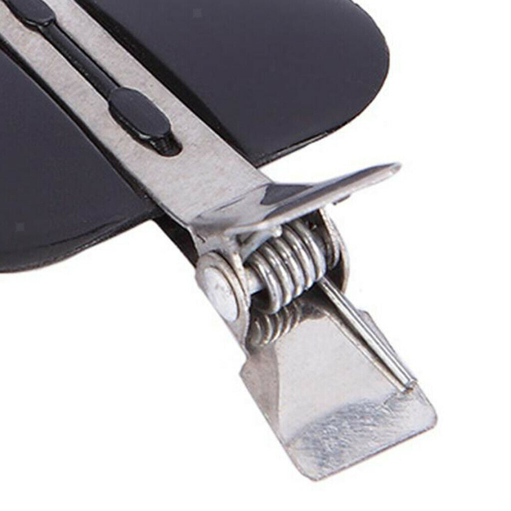 Pack of 4 Seamless No Bend Pin Curls Clips Bangs Clip Butterfly White
