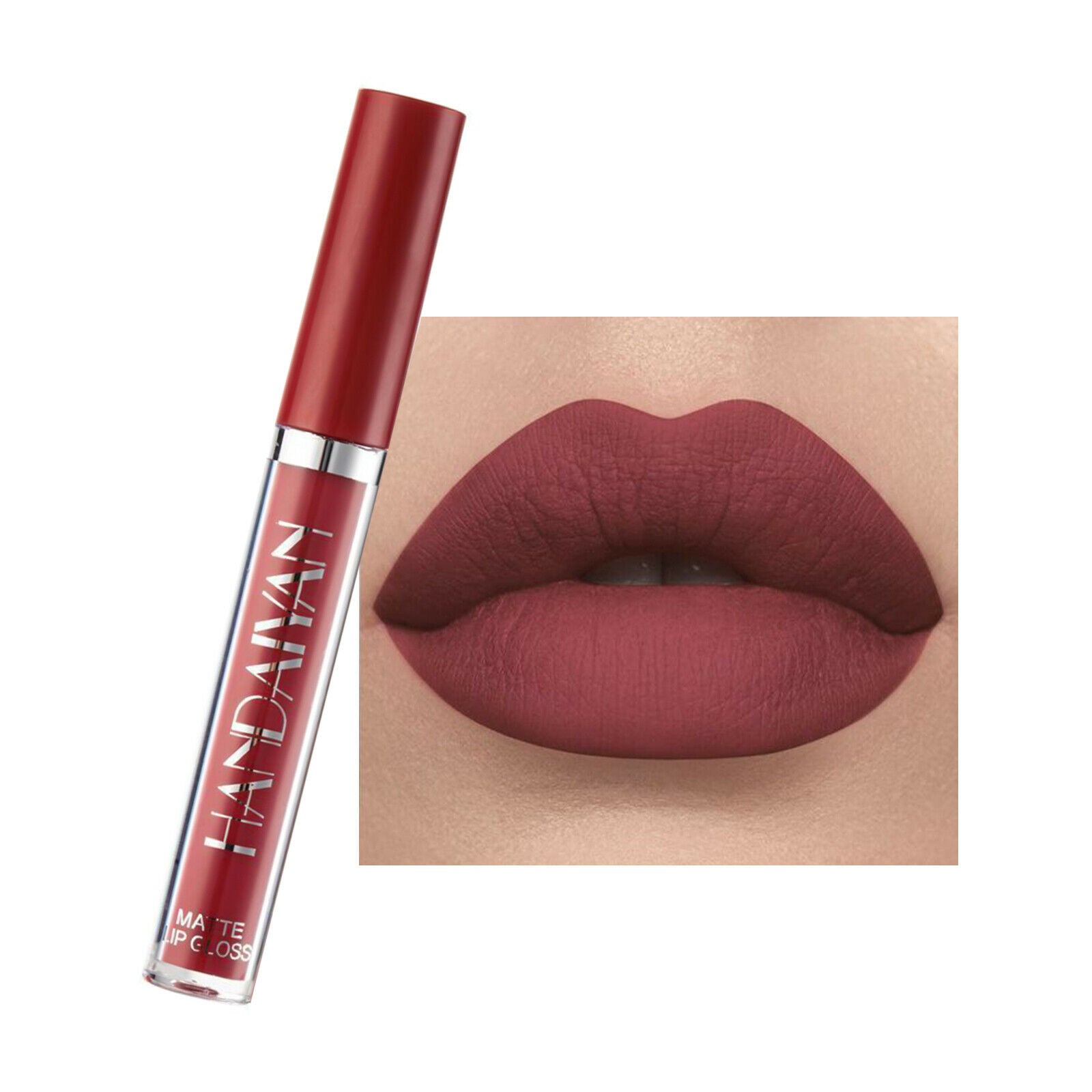 Matte Nude Liquid Lipstick Waterproof Makeup Durable Cosmetics 06