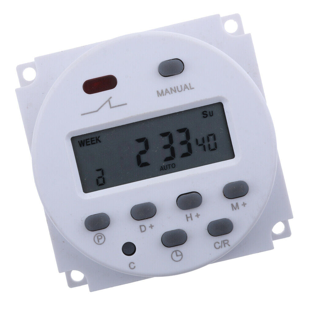 220V Digital LCD Power Programmable Timer Time Switch Relay 16A Quality