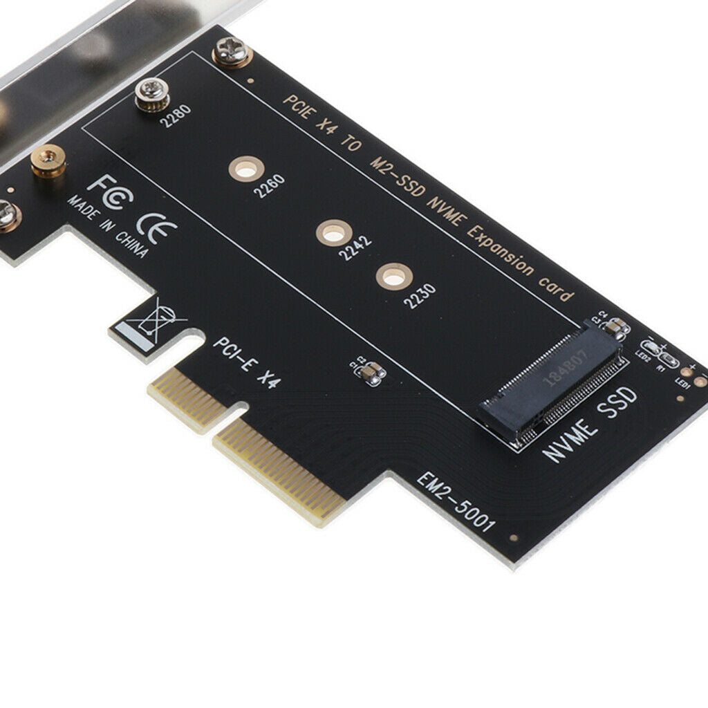 M.2 NVME to PCI-E3.0 X4 SSD Adapter Converter M-Key Extention Card