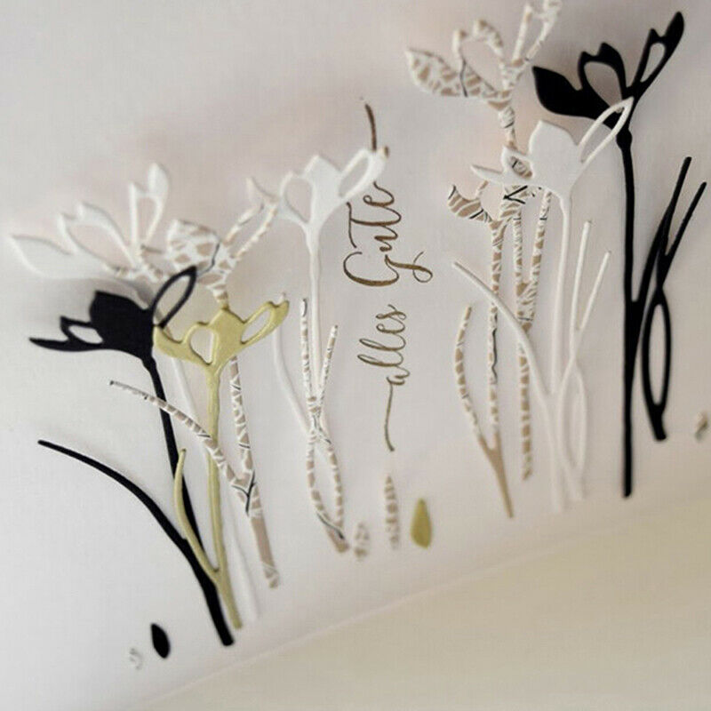 Flowers set Metal Cutting Dies Stencil for DIY Scrapbooking Paper Cards D.l8