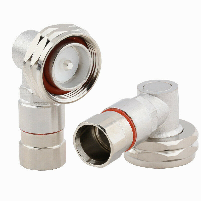 All Copper 1/2 Feeder Din Right Angle Elbow Coaxial Rf Cable Din7/16 Type Elbow