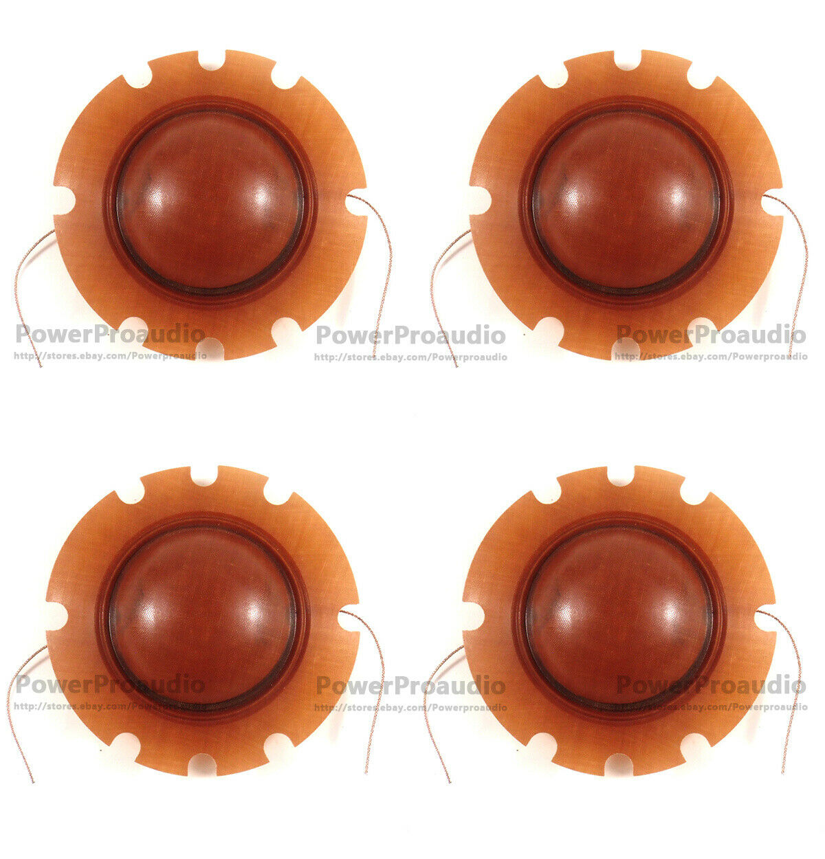 4PCS 51.0mm / 51.2mm diaphragm voice coil 16ohm Horn tweeter Repair Kit