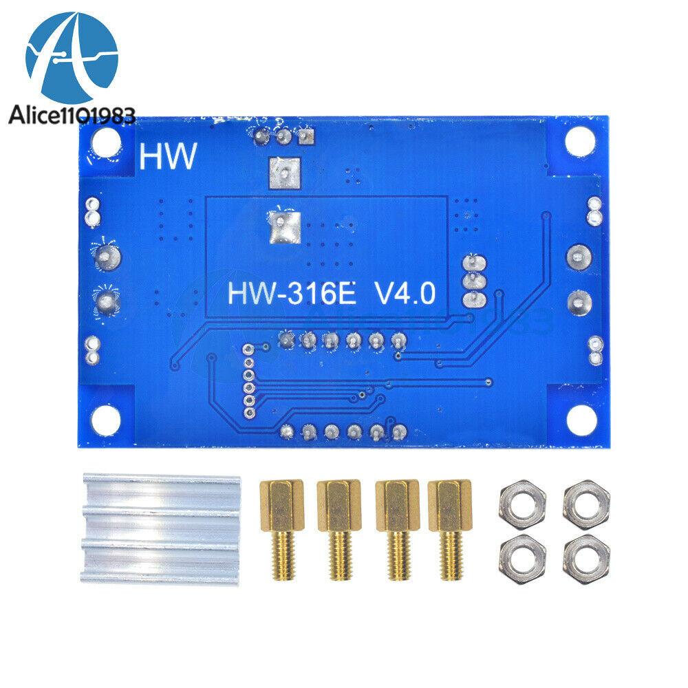 10PCS 5A Adjustable Power CC/CV Step-down Charge Module LED Driver  Voltmeter