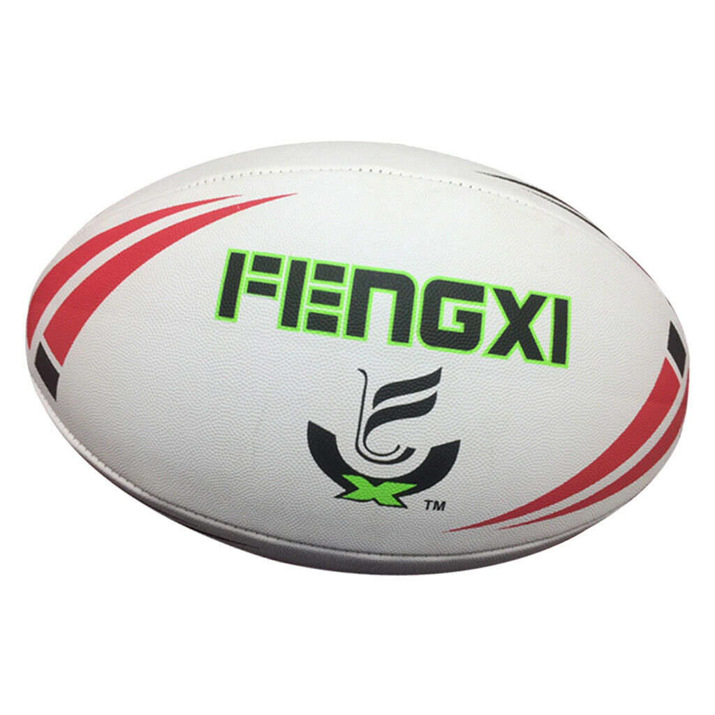 Portable PU Rugby 5# Size Football Training Ball for Indoor Safe Play 60cm
