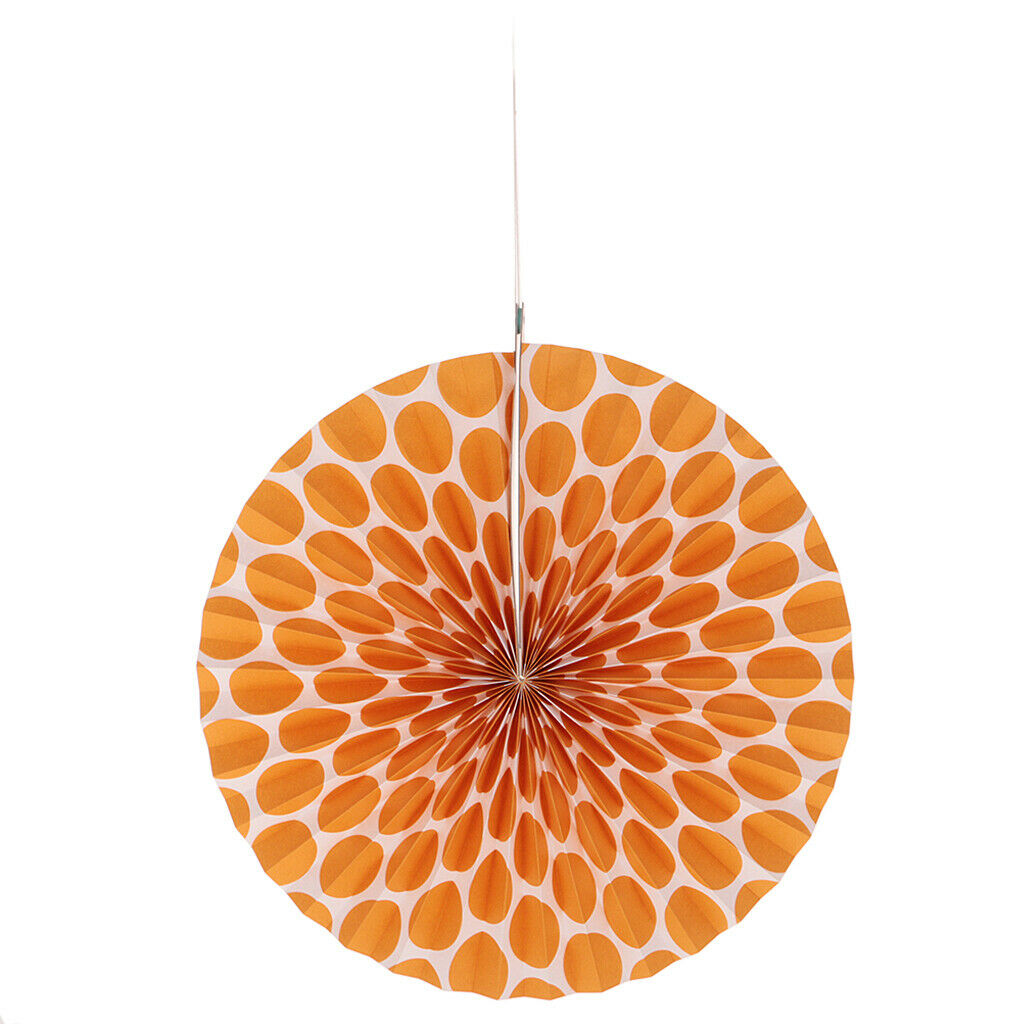 3pcs Hanging Paper Fan Pinwheel Tissue Backdrop Wedding Birthday Party Decor