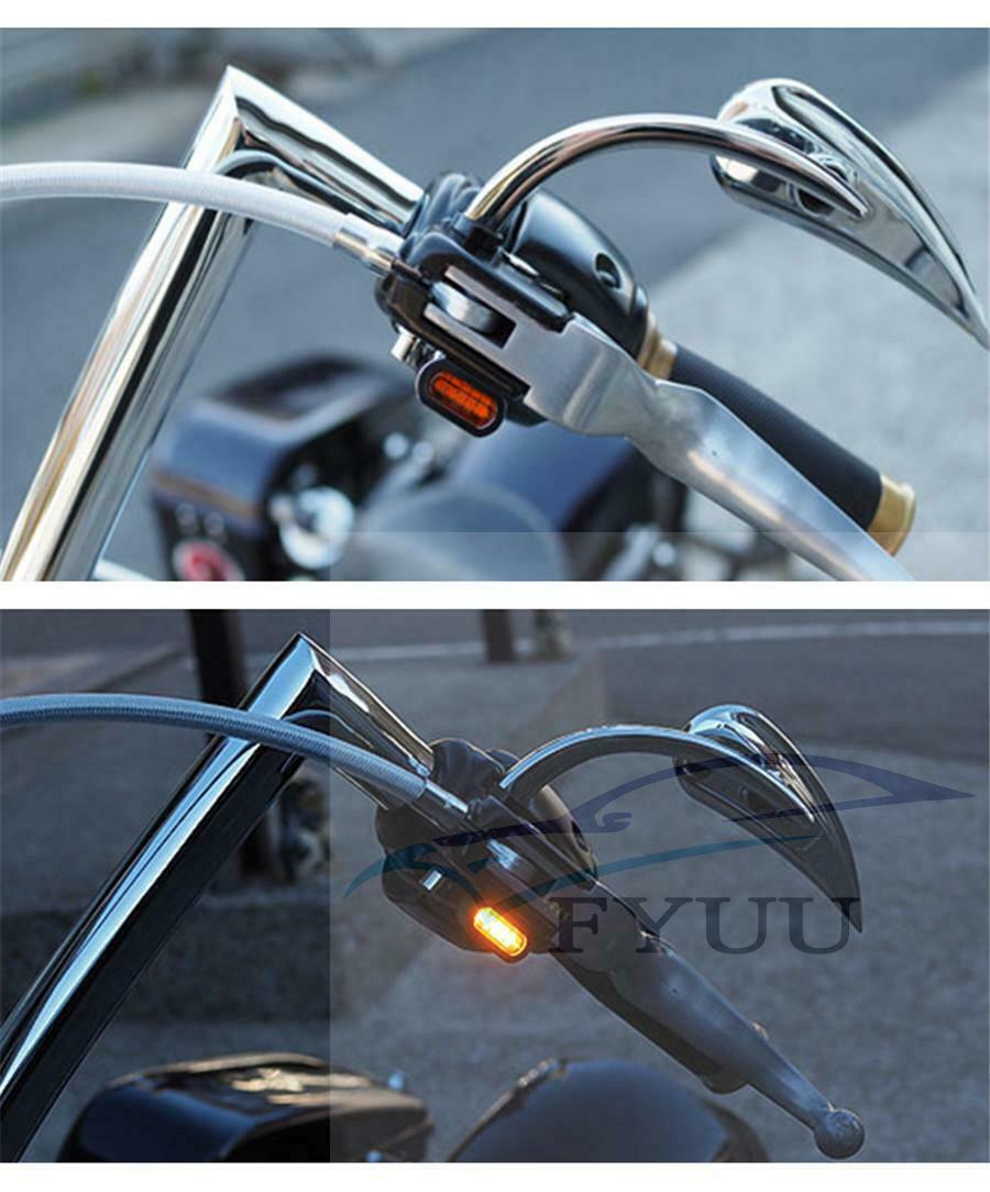 Motorcycle LED Turn Signal Light Running Indicator Lamp For Sportster XL 04-21