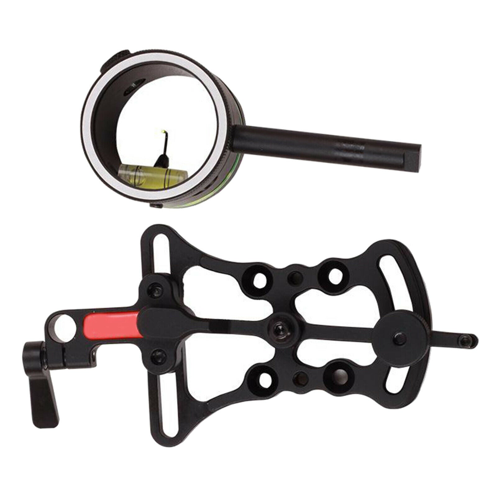 Micro-Adjust Single Pin Bow Sight Hunting 1-Pin Slider Compound Bow Sight