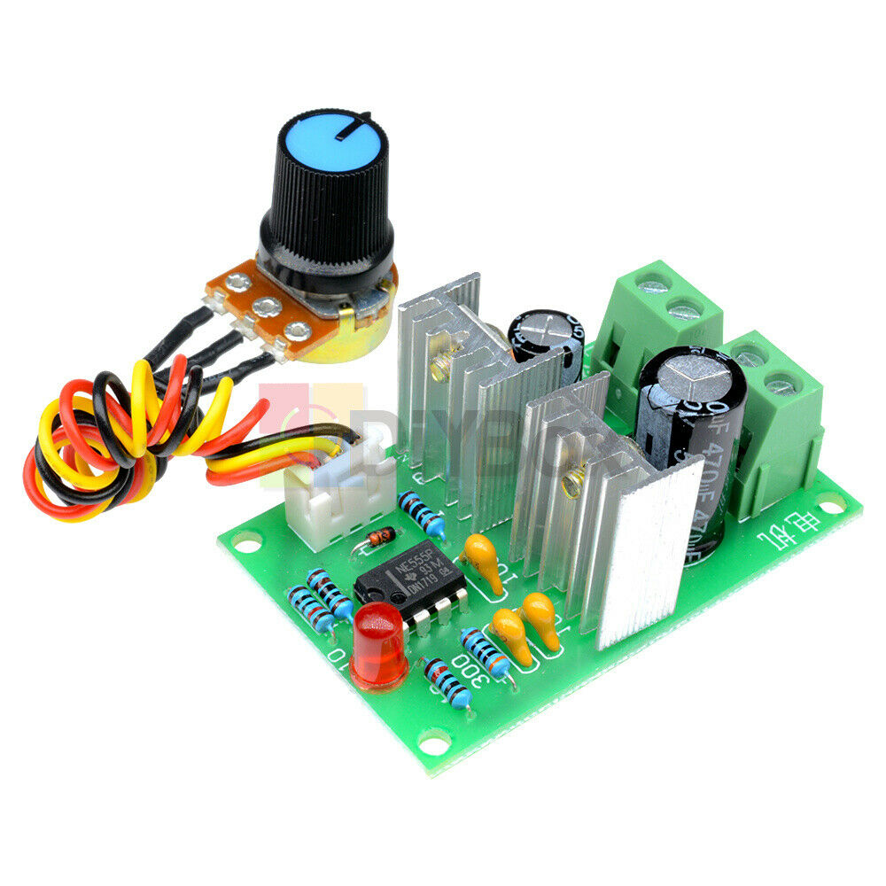 5Pcs DC12-36V Pulse Width PWM Motor Speed Regulator Controller Switch 12V 24V 3A