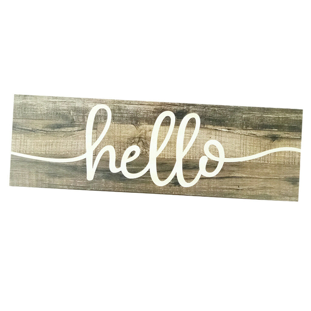Solid Chic Sign Handmade Wood Poster Wall Art Decors for Restaurant Room