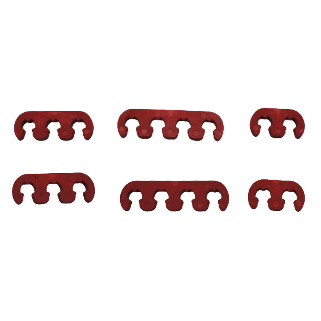 6x Plastic Spark Plug Wire Separators 7mm 8mm 9mm Universal For Chevy Ford