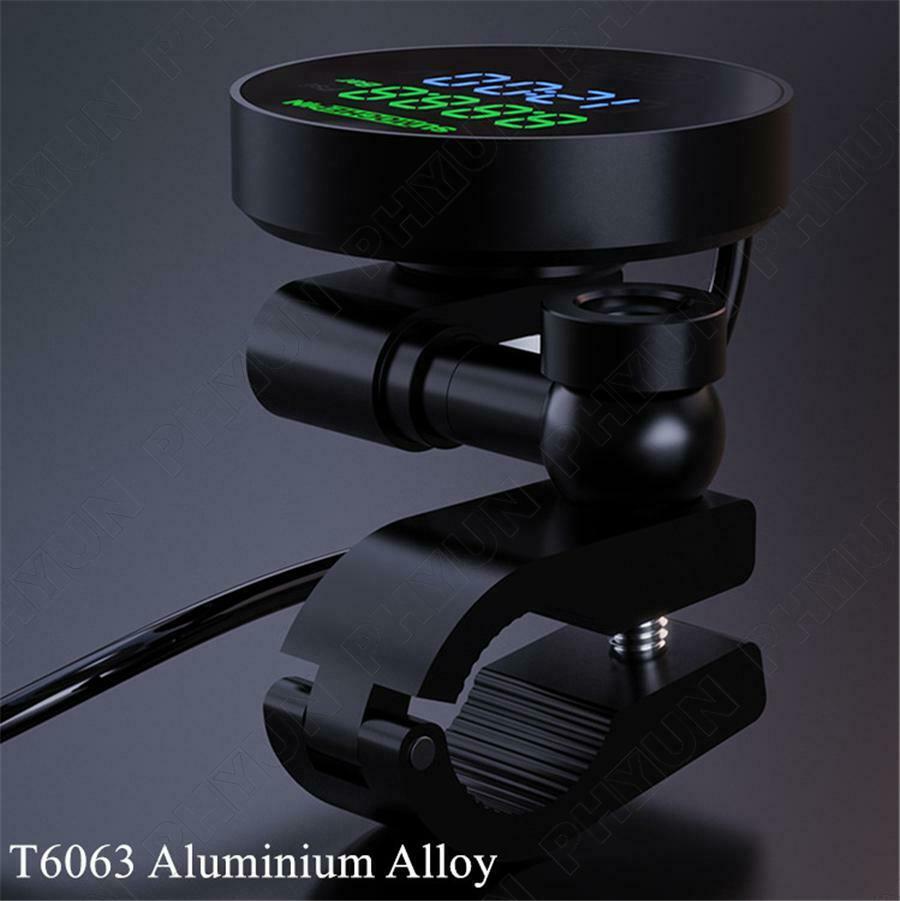Motorcycle Tire Pressure Temperature Monitoring Alarm System TPMS w/ Sensors