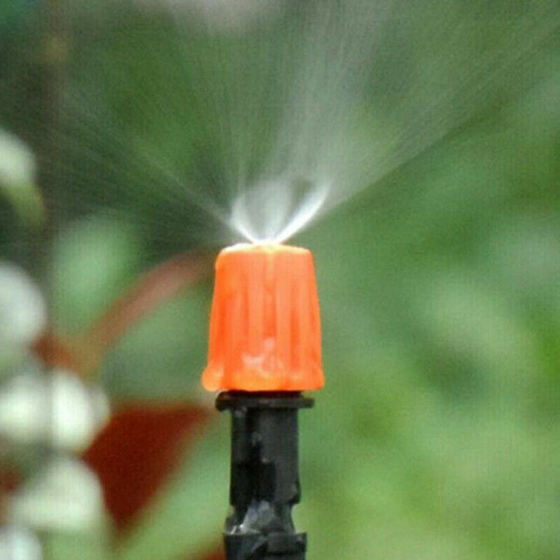 5Pcs Adjustable Misting Nozzle with Tee Joint for Watering Irrigation Spr.l8