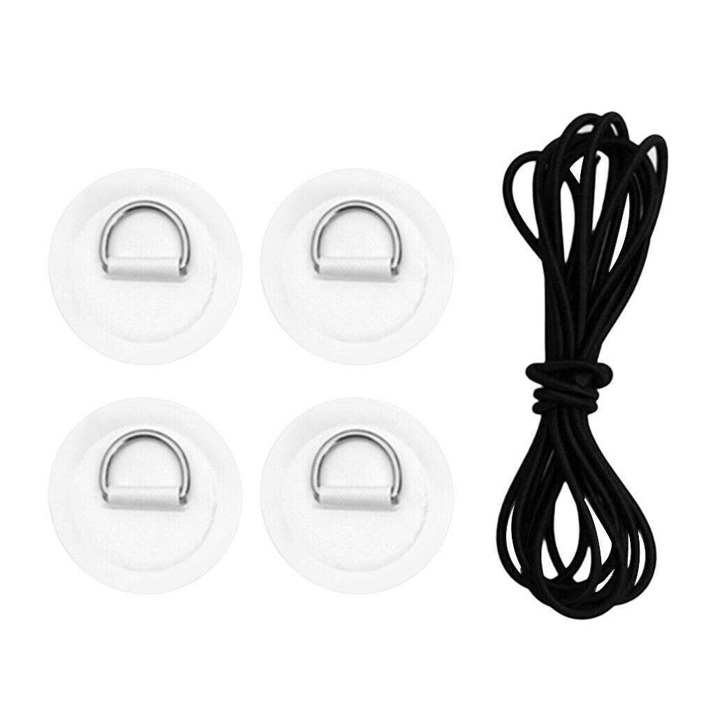 Inflatable Boat Stand Up Paddleboard   Bungee Cord Deck Rigging Kit White