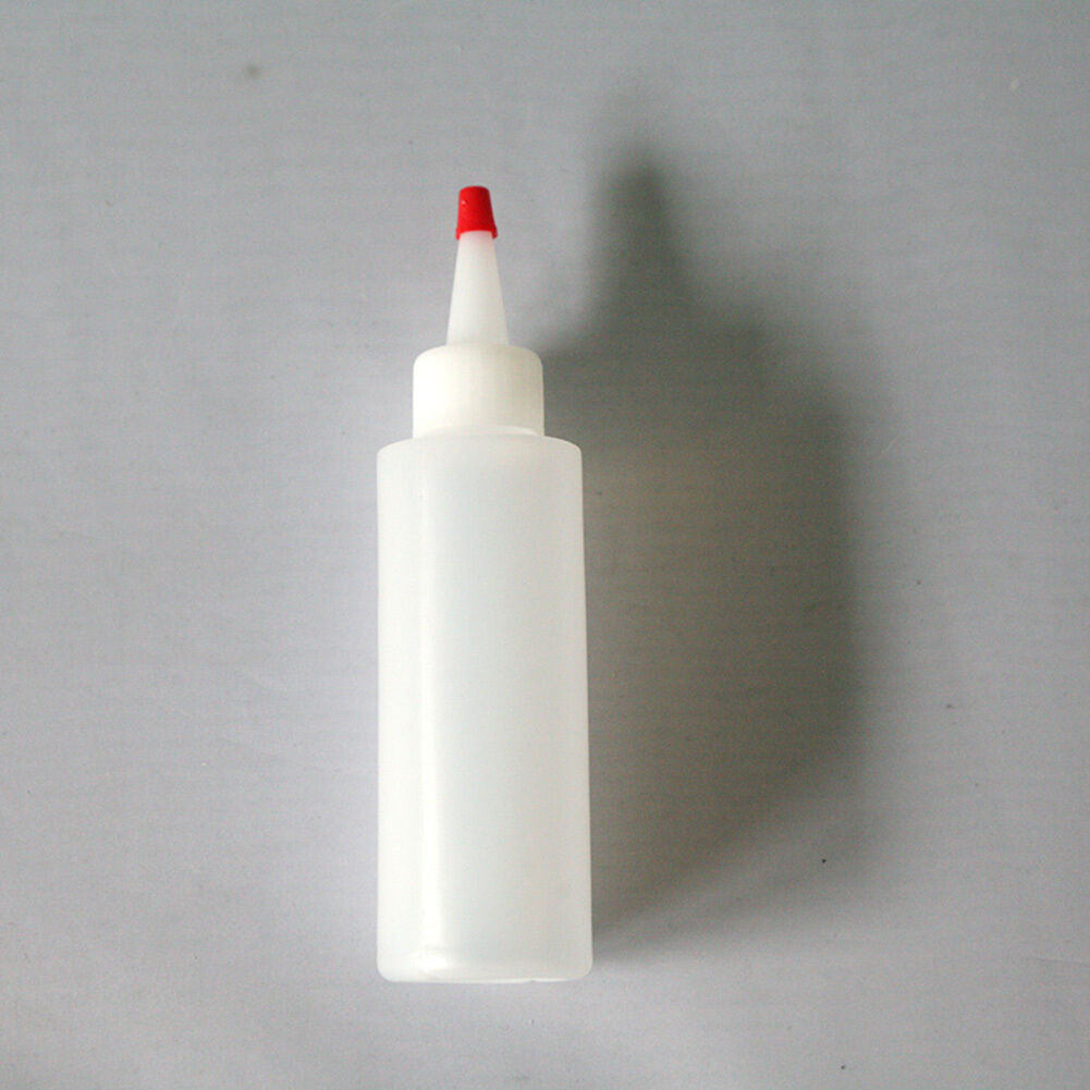 5pcs 120ML HDPE Plastic Bottles Dispensing Caps Red Tip Liquid Dropper NTBDAU