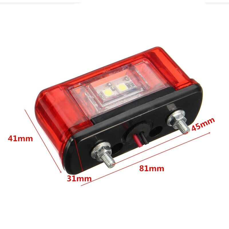 12V/24V Car Led License Number Plate Light Lamp Universal Led License Plate CaN3