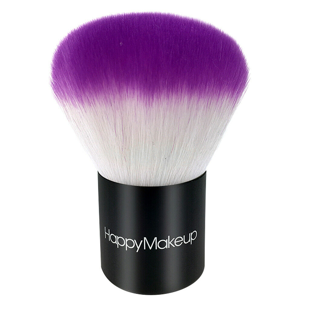 Portable Soft Loose Powder Brush Blush Applicator Makeup Beauty Tool Purple