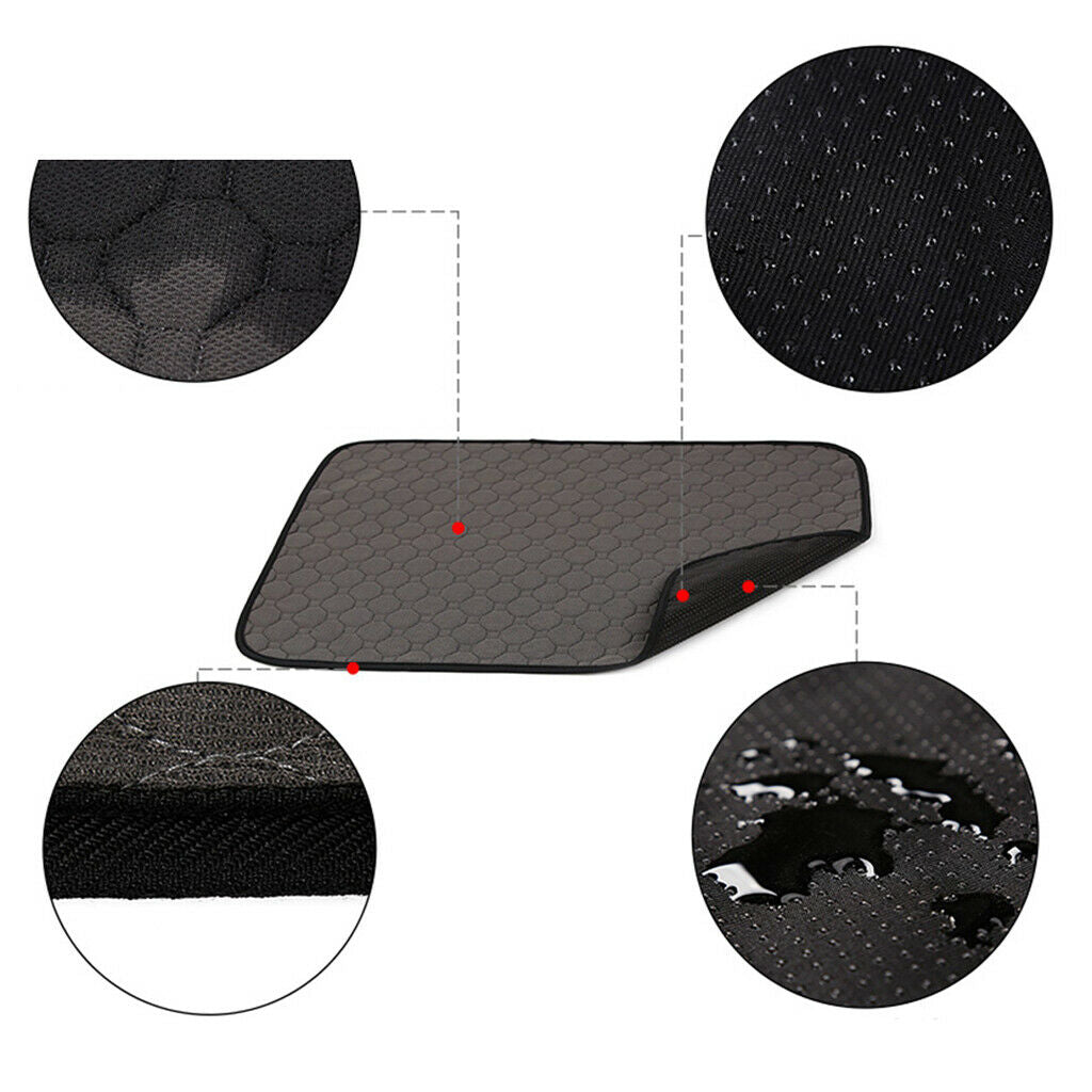 Washable Pet Dog Pee Pad Dog Training Obedience Pee Pad For Cat Dog Black-S