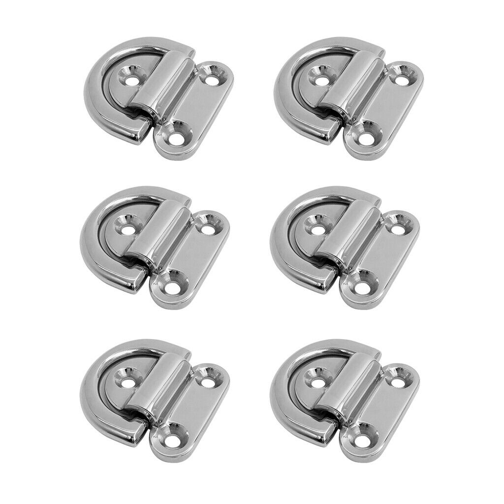 6     Pcs     Tie     Down     Point     Lashing     Ring     Staple     Cleat