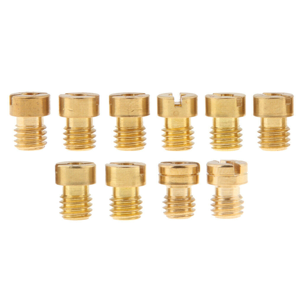 10 Size Motorcycle Carburetor Repair Assy Kit M5 Main Jet Set 130 132 ... 150