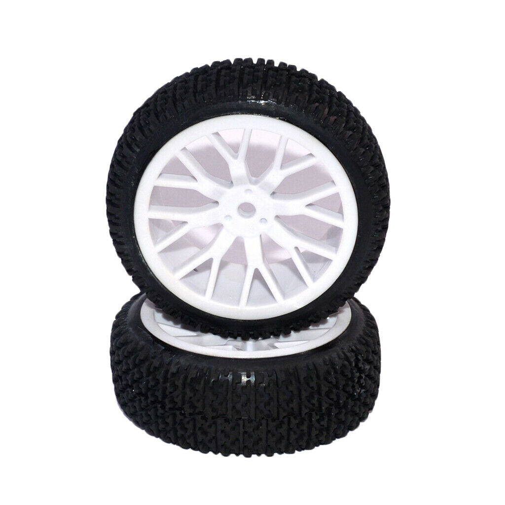 Set of 2 RC Car Tires for Kids Remote Control Car Parts 1:16 Scale