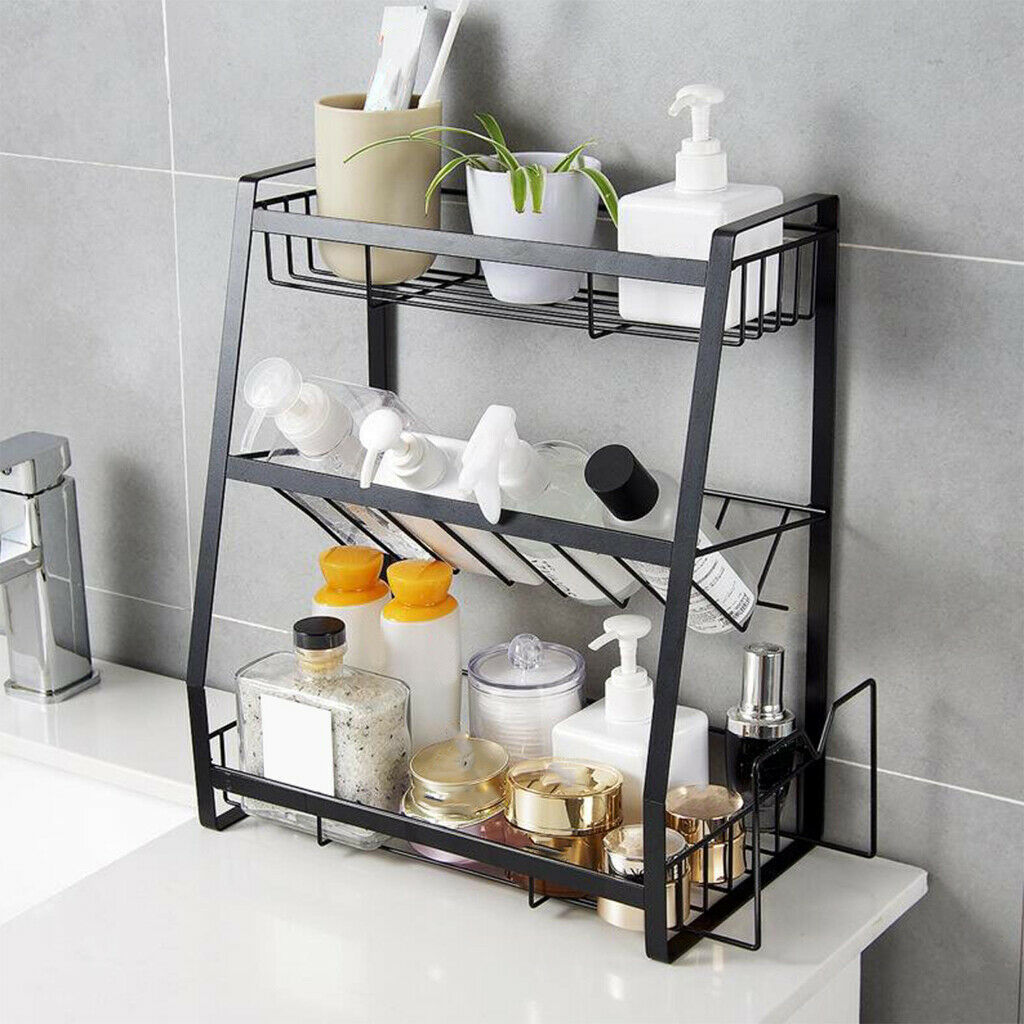 3 Tier Kitchen Spice Rack Storage Organizer Seasoning Bottle Stand Shelf Holder