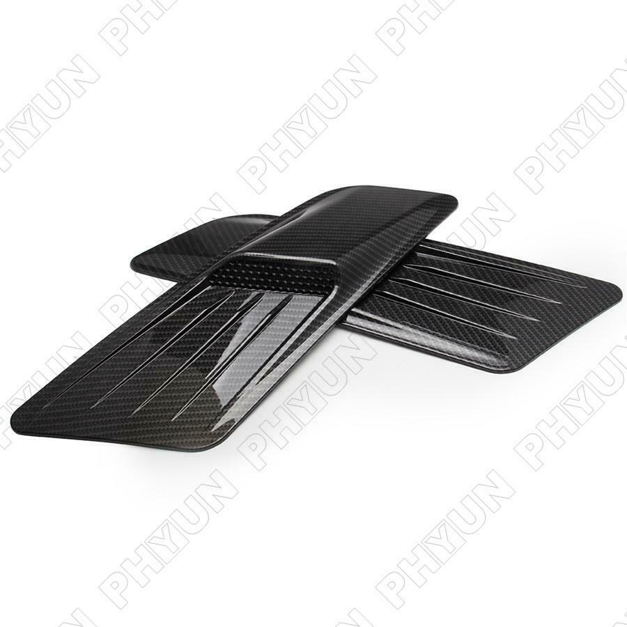 2x Car Decorative Air Flow Intake Hood Vent Bonnet Covers Decorative Accessories