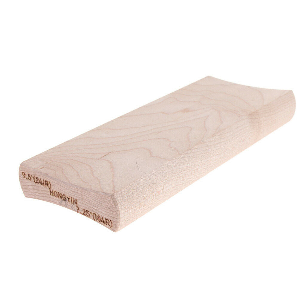 3 x Wooden Radius Sanding Block for Guitar Fretboard Fret Leveling Tool