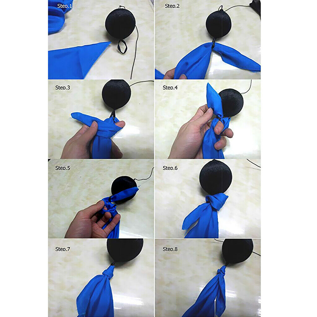 Fairy Belly Dance Gradient Color Thrown Ball Veil Poi Helpers Dancing Props