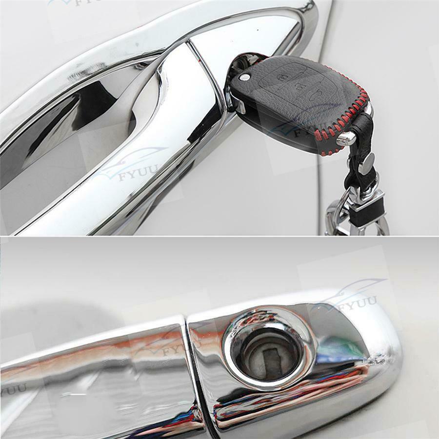 Accessories Chrome Side Door Handle Covers Trims For Subaru Forester 2013-2017