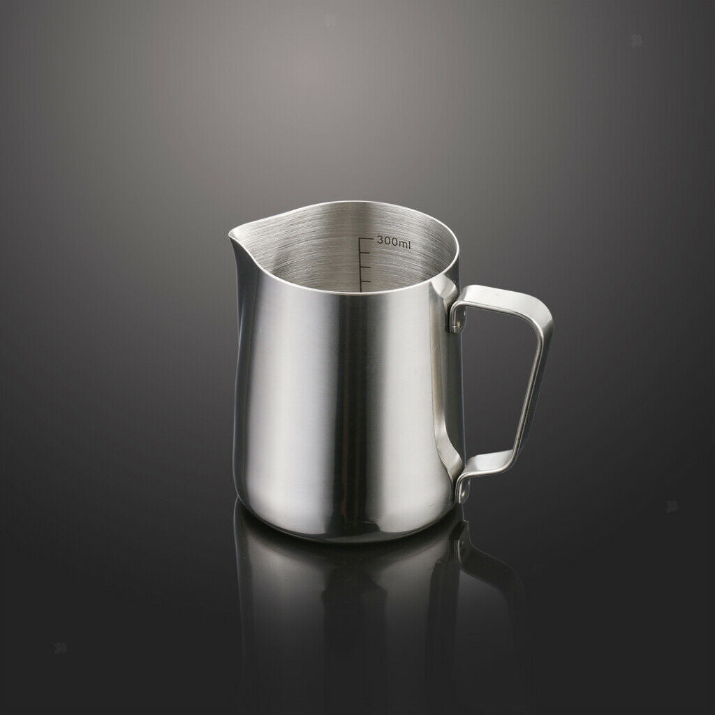 Coffee Pitcher Utensils Steel Jug Decoration Kitchen Accessories 350ml + 600ml
