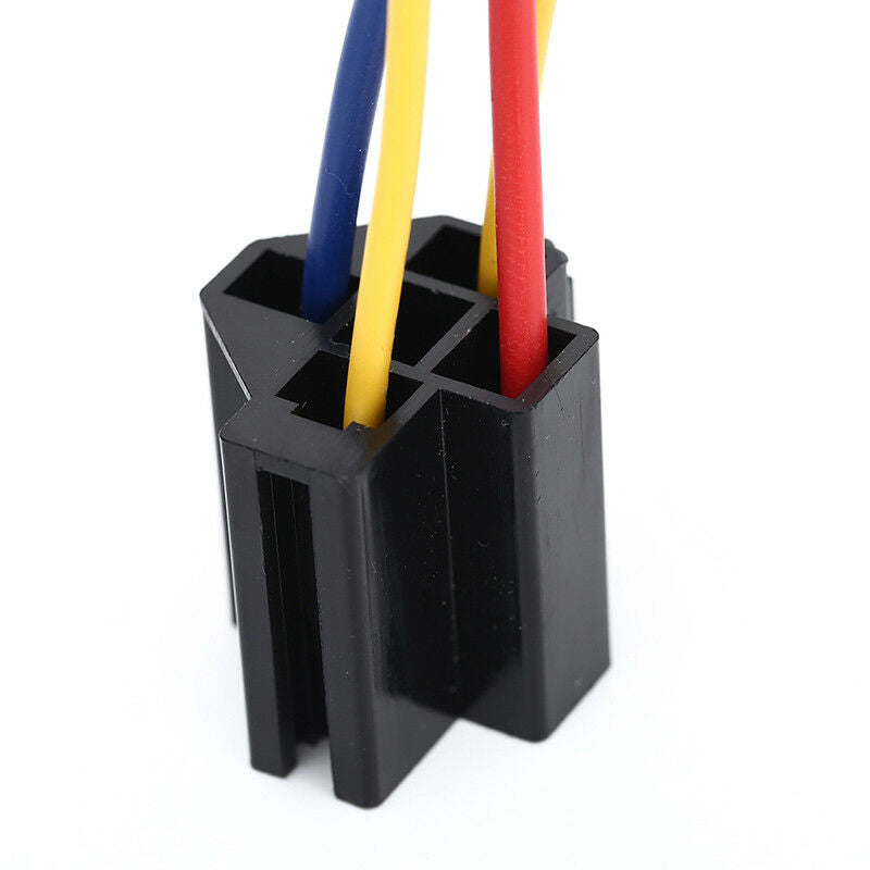 Waterproof prewired 5pin car relay harness holders 40A/12V with relay sock.l8
