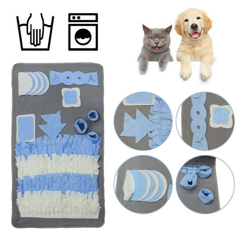 Pet Dog Snuffle Mat Training Sniffing Pad Feeding Blanket Cushion Washable CA