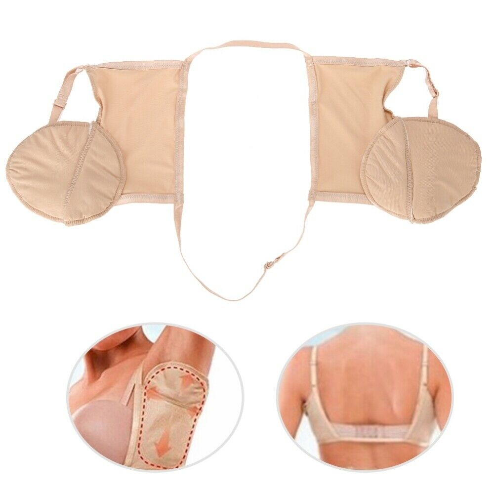 Underarm Sweat Pad Reusable Armpit Cotton Guard Bra Absorbent For Women