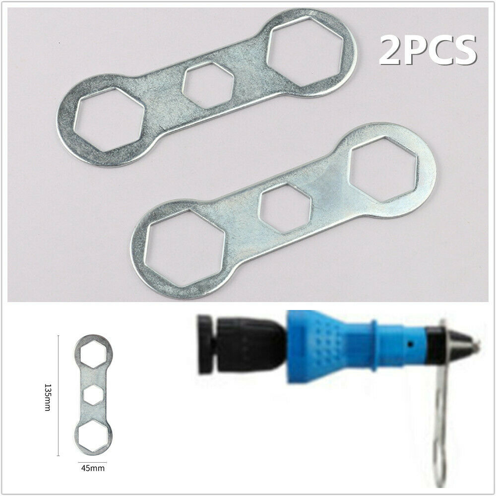 2PCS Electric Blind Rivet Nut Gun Cordless Drill Sub-riveting Machine Adapter