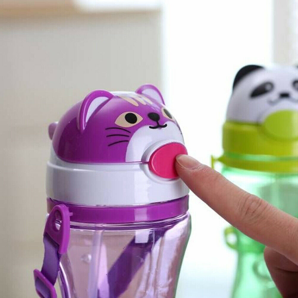 1Pc Cute baby kids straw cup drink water juice cup bottles children gift_sgP SJ