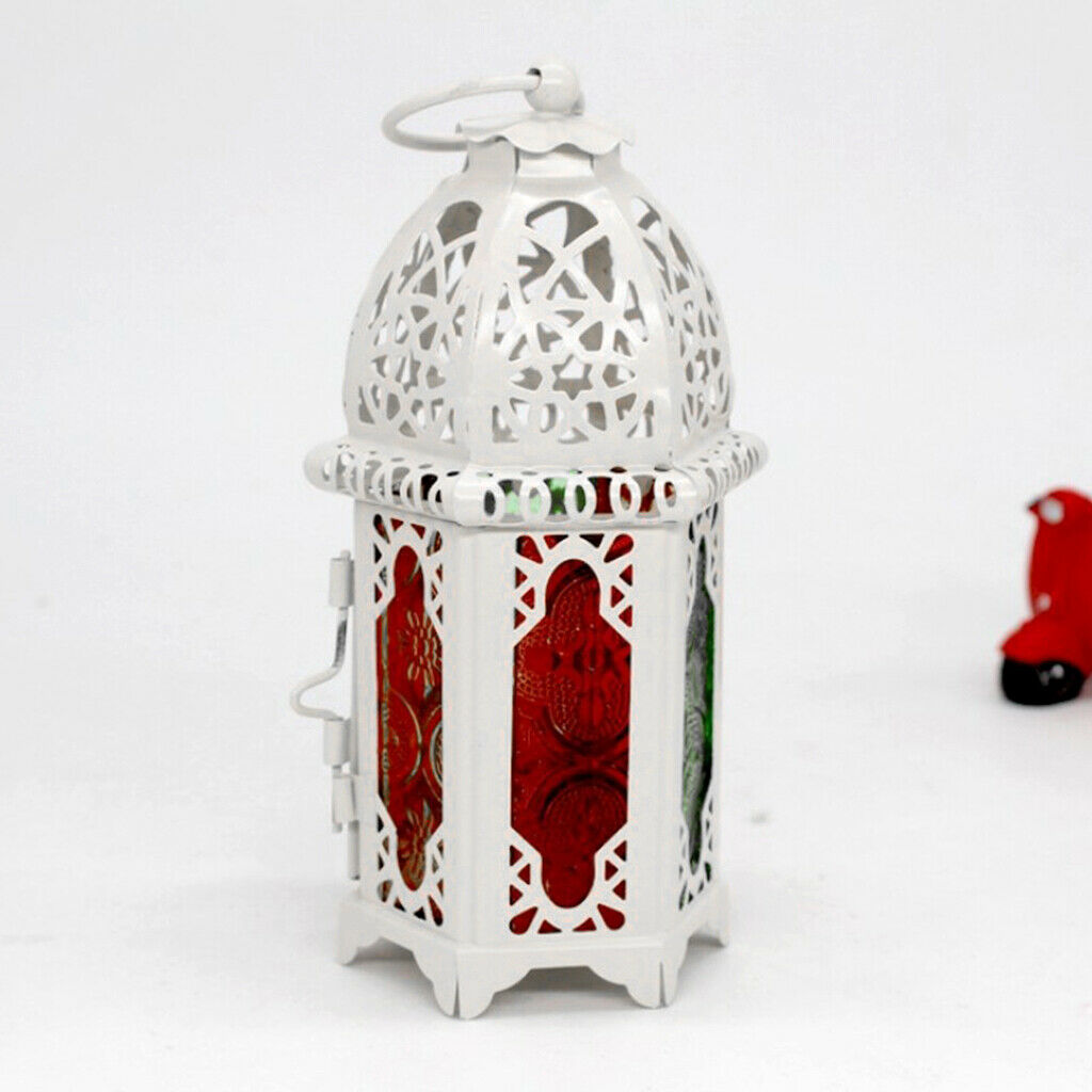 2Pack White Glass Lampshade Candle Holder Candlestick Lamp for Festival Holiday