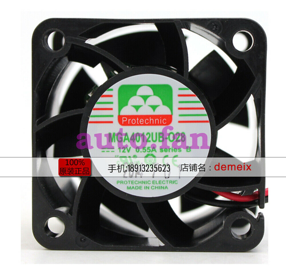 1pc Protechnic MGA4012UB-O28 12V 0.55A Server Cooling Fan 40*28mm