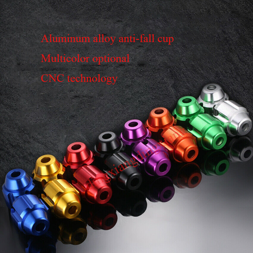 2pc Motorcycle Anti-fall Cup Refit Aluminum Alloy Shock Absorber CNC Universal