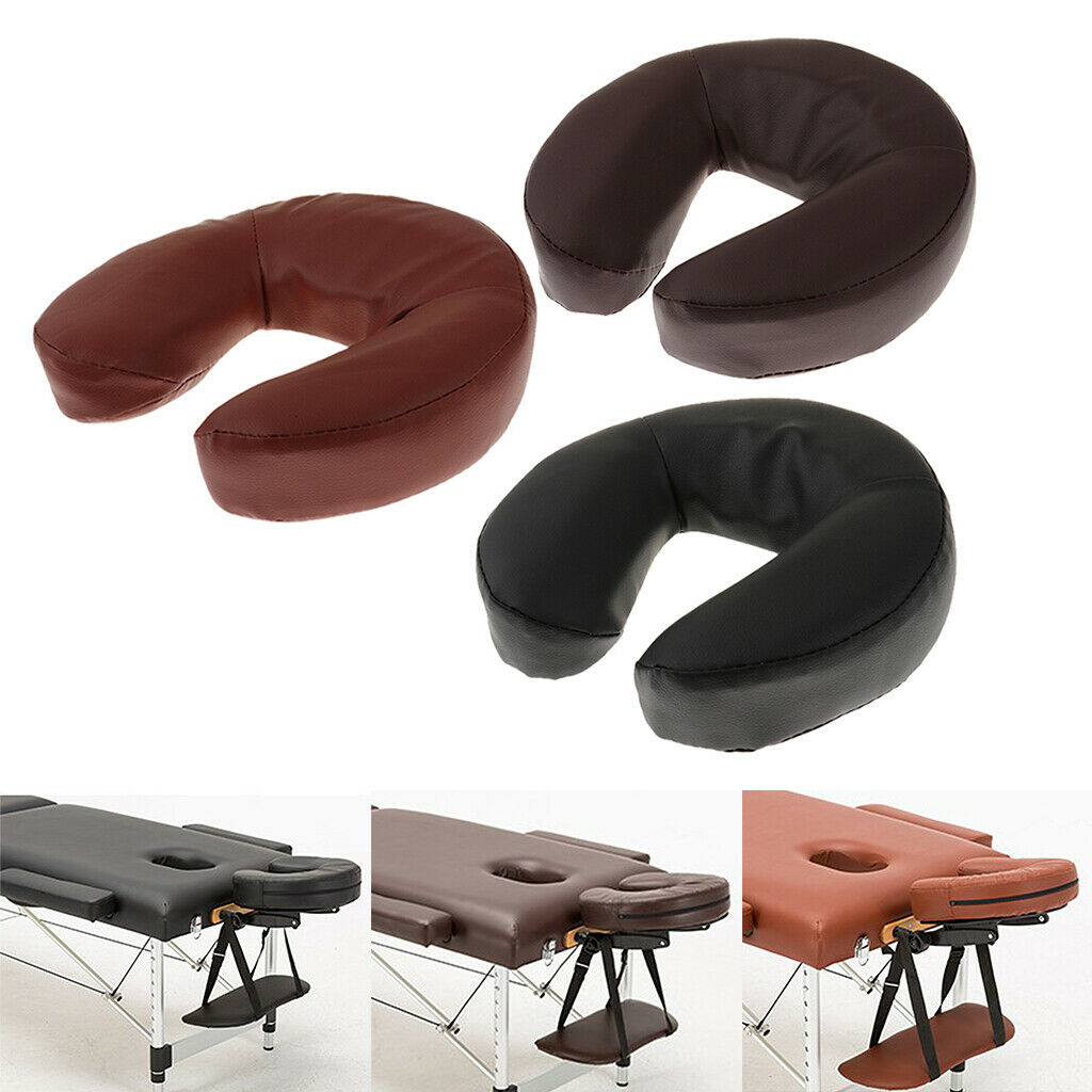 Pack of 3 U Shaped Spa Massage Acupuncture Table Bed Cushion Foam Pillow Pad
