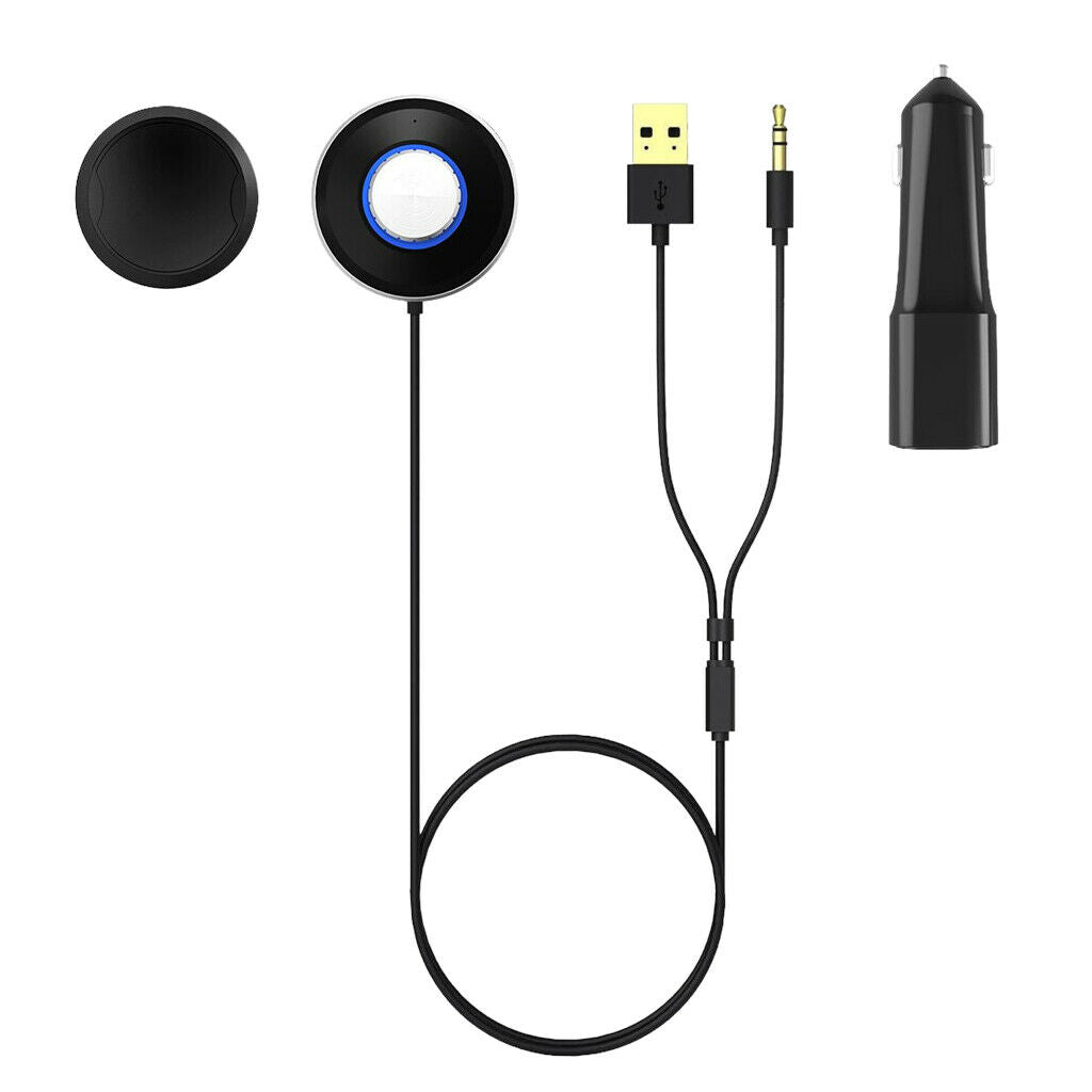 Bluetooth Audio Receiver v4.0 Car Music Receiver with USB Car Charger