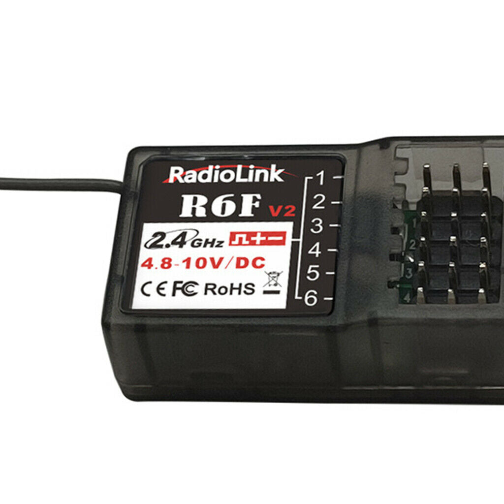 6 Channel R6F Receiver 3V-12V for RC6GS V2/RC4GS V2/RC6GS RC4GS RC3S RC4G