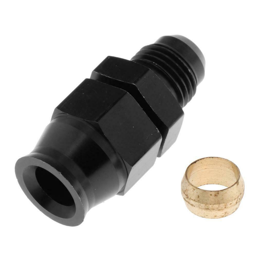 3/8 "9.52mm OD Alloy Tube to 6AN Male Flare Hose Fitting Adapter