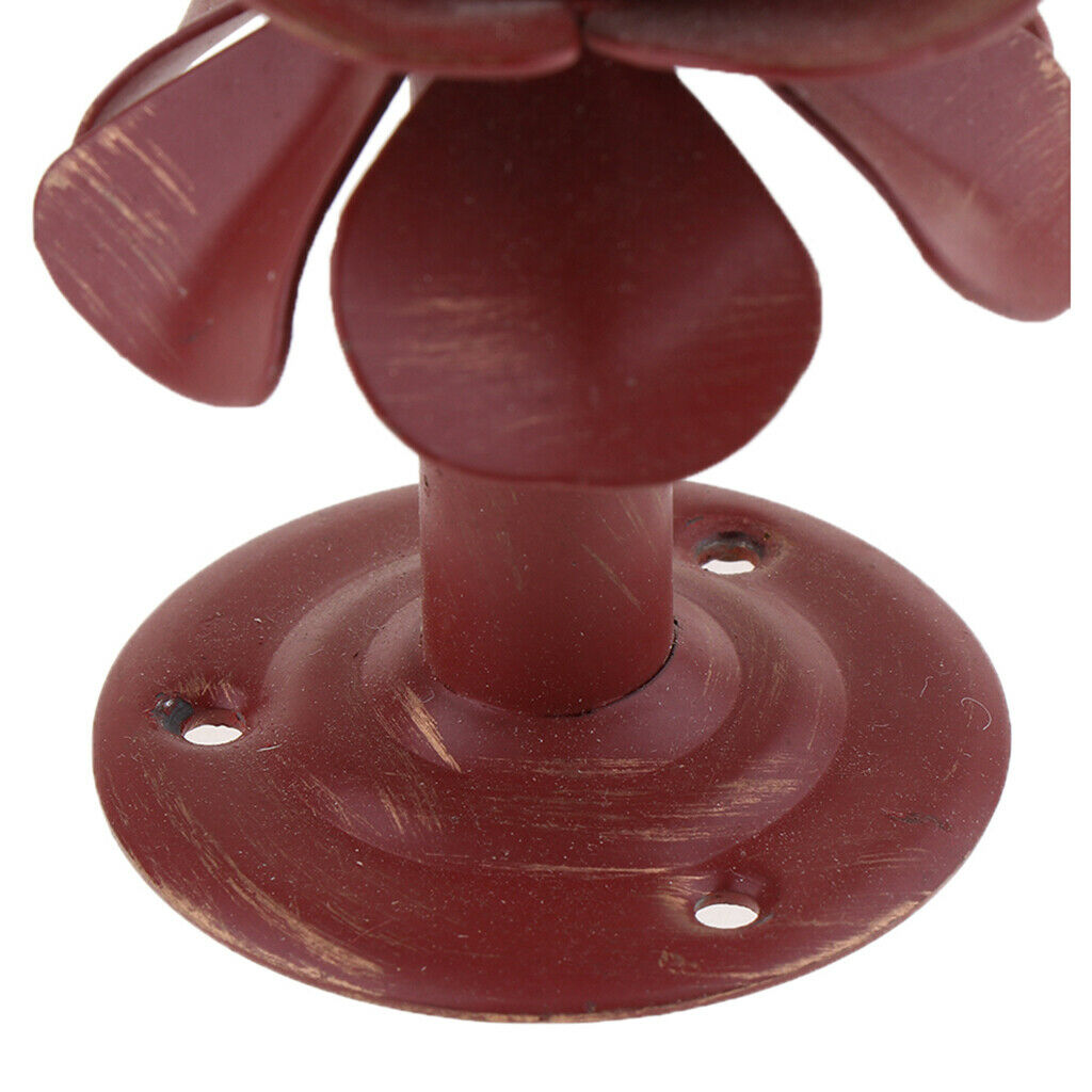 Rose Flower Curtain Holdbacks Metal Drapery Tieback Wall Hook Wine Red