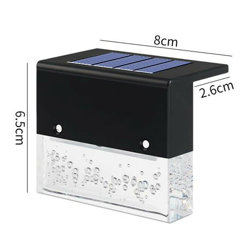Solar Fence Deck Lights Wall Stairs LED Outdoor Garden Lamp Solar Stair Light