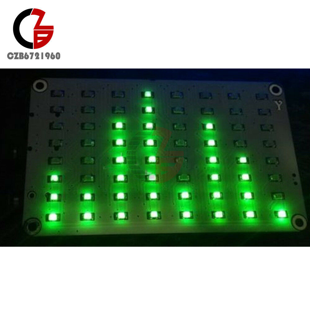 New DIY Kit 8x8 Audio Indicator Green FFT Voice Frequency Voice Control LED