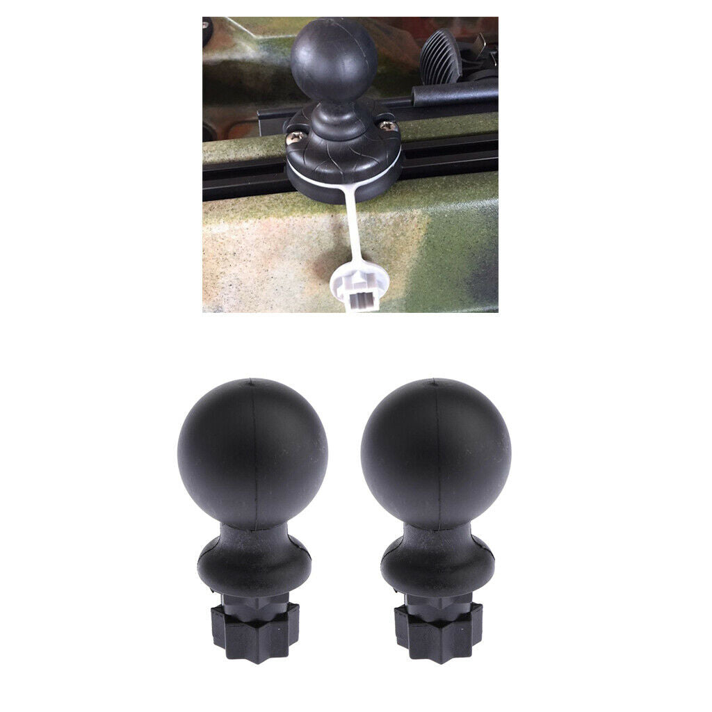2 PCS Kayak Ball Accessory Kayak Release Rail Base Slide Guides