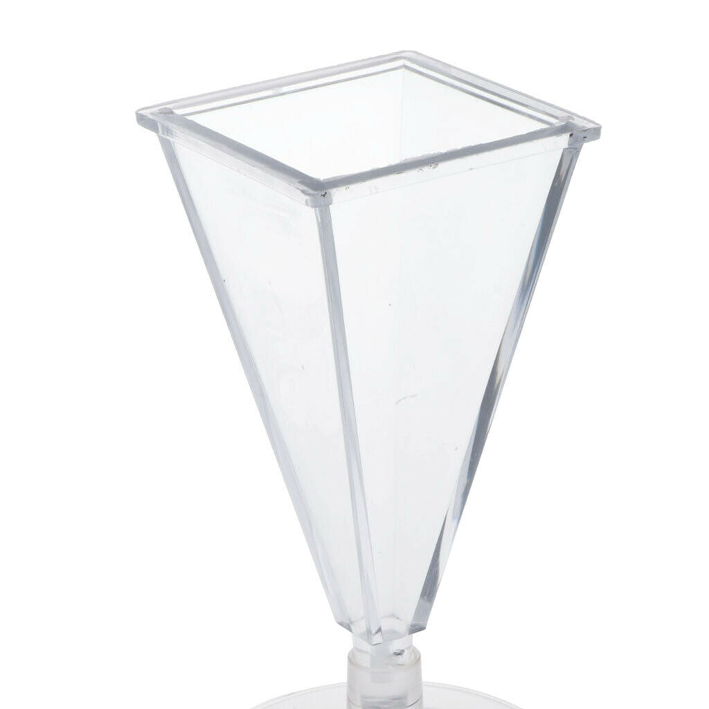 Prettyia Pyramid Sphere Square Shaped Candle Mould Plastic Moldel DIY Molds