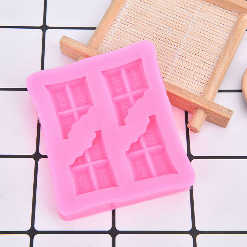 Chocolate Candle Mold Making DIY Soap Dessert Silicone Mold Fondant Baking Mo Qx