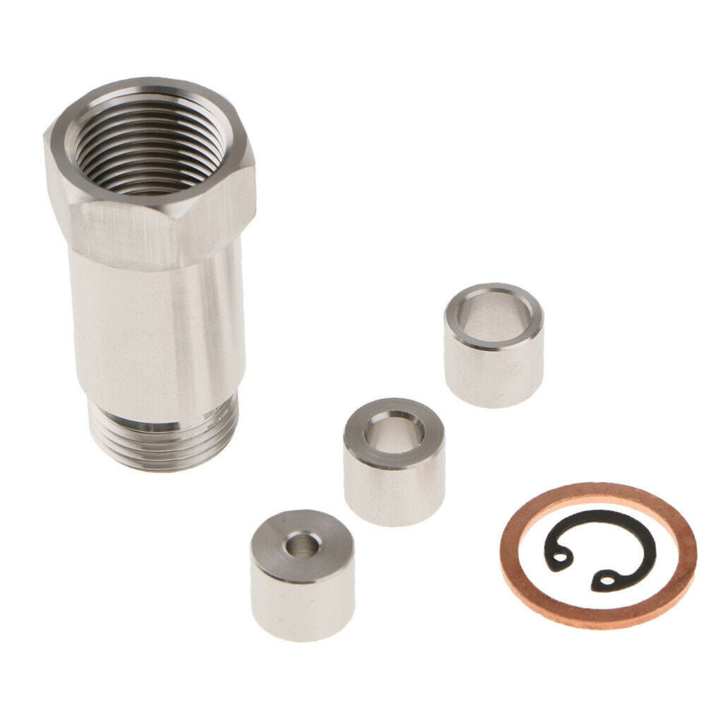 1 Set of Stainless Steel M18x1.5mm O2 Extension Adapter